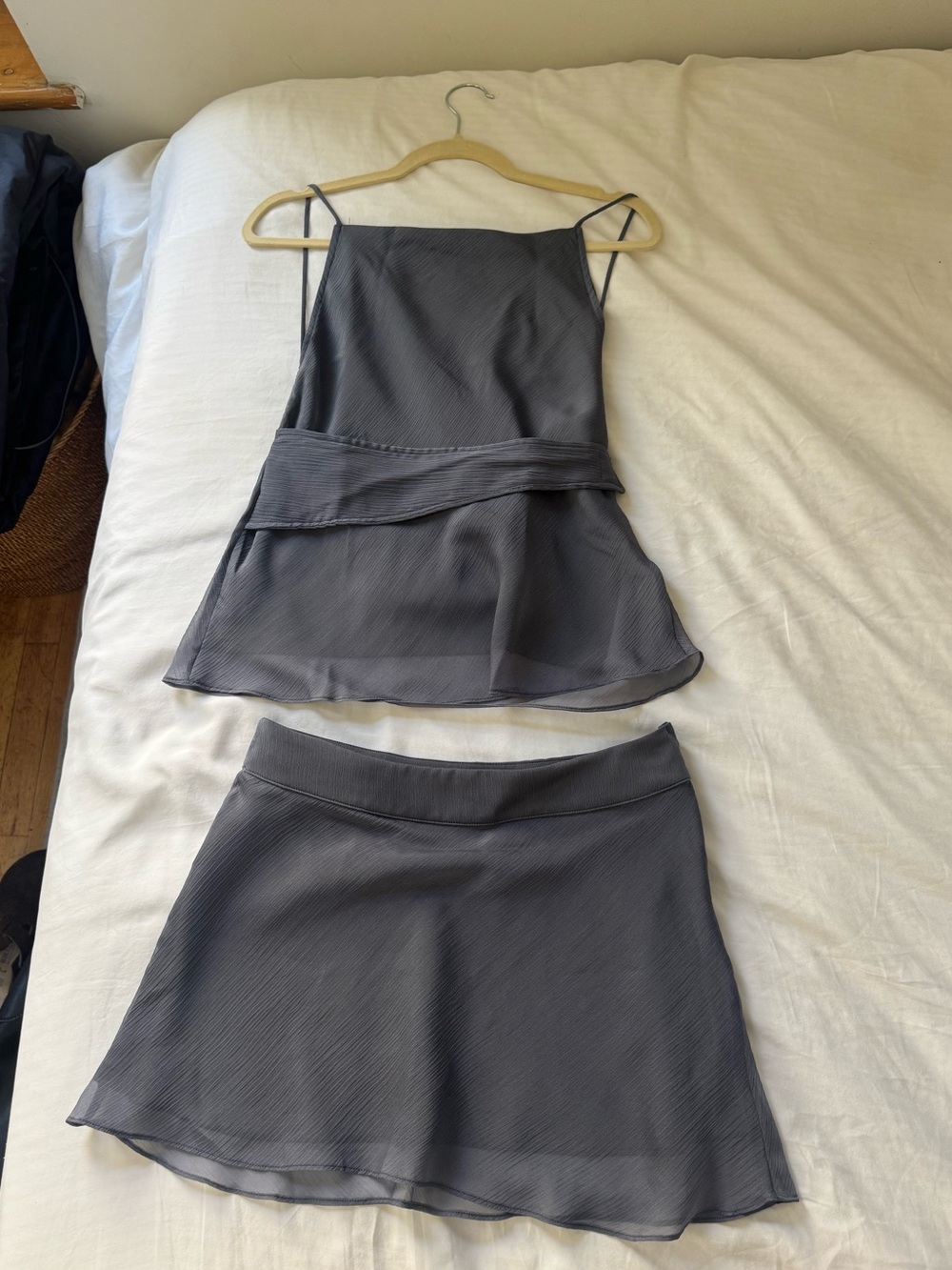 Enduring Kairos Cherie Skirt (Small) + Angelo Top (medium) in Oceano Blue - Picture 6 of 9